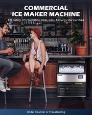 Secondhand Commercial Ice Maker 210lb Daily P...