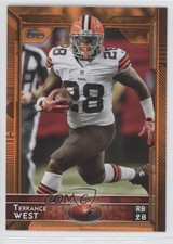 2015 Topps Factory Set Hobby Orange 47/75 Terrance West #71 0b2