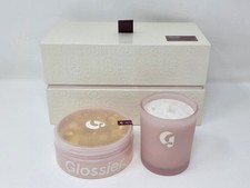 Glossier Bath Duo Holiday Exclusive, Orange Blossom Neroli, 18 Bath Pods Candle