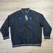 Chaqueta Querétaro FC Gallos Blancos Charly Cremallera Completa Negra Para Hombre Talla XXL 2XL NUEVA CON ETIQUETAS