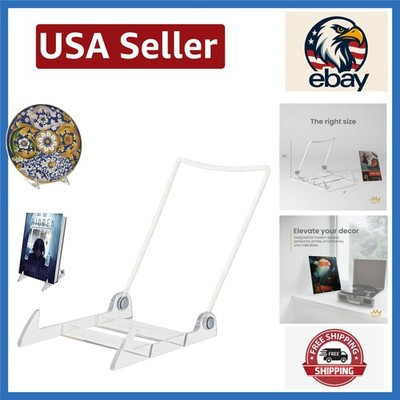 Versatile 12-Pack Acrylic Easels - Adjustable Stands for Art and Frames