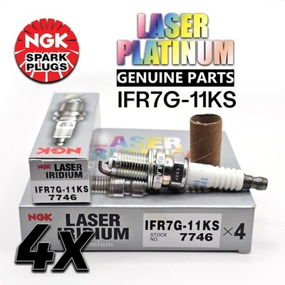 X4 NGK LASER IRIDIUM SPARK PLUGS FIT HONDA INTEGRA TYPE R DC5 IFR7G-11KS