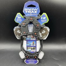 Snow Trax Adjustable Straps Ice Cleats Black Size Small Medium S/M