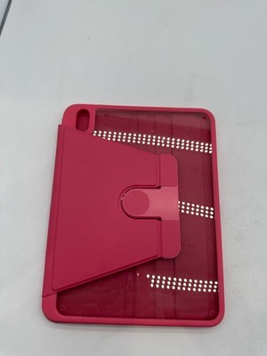 JETech Rotating Case for iPad 11th/10th Gen 2025/2022 with Pencil Holder Pink