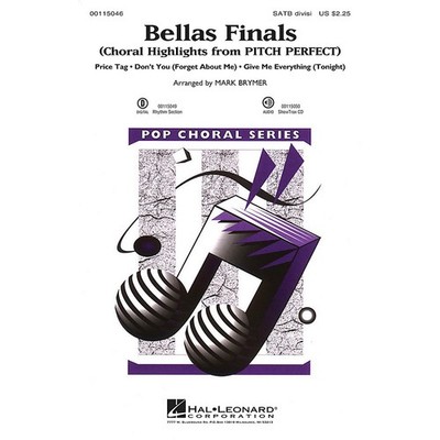 Bellas Finals (Choral Highlights from Pitch Perfect) SAB Divisi