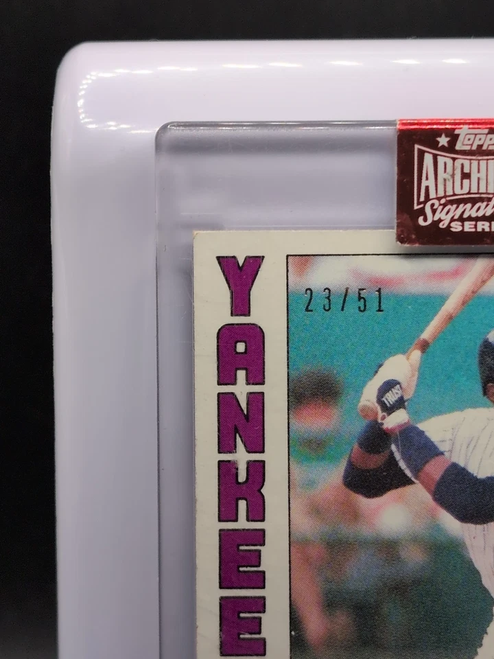 2023 Topps Archives Signature (1984) Willie Randolph Signature Series automático/51 Foto 3 de 4