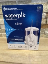 Waterpik Ultra Water Flosser 6 Tips & 10 Settings WP-100W White New Opened Box