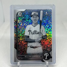 William Bergolla 2022 Bowman Chrome Black and White Mini-Diamond Refractor
