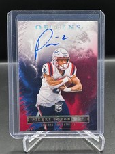 2022 ORIGINS!  PIERRE STRONG JR!  RC!  ON-CARD AUTO!  RED!  #/99!  NE PATRIOTS!