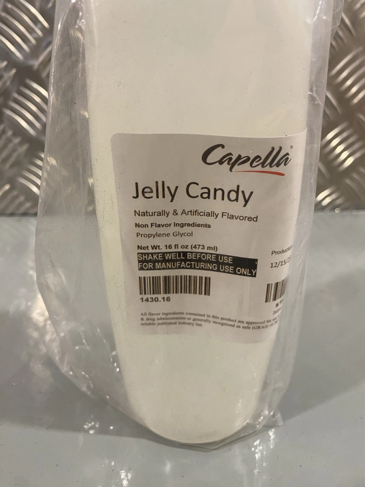 Capella Jelly Candy Flavour 16oz 473ml Production Date 15/12/2020 2