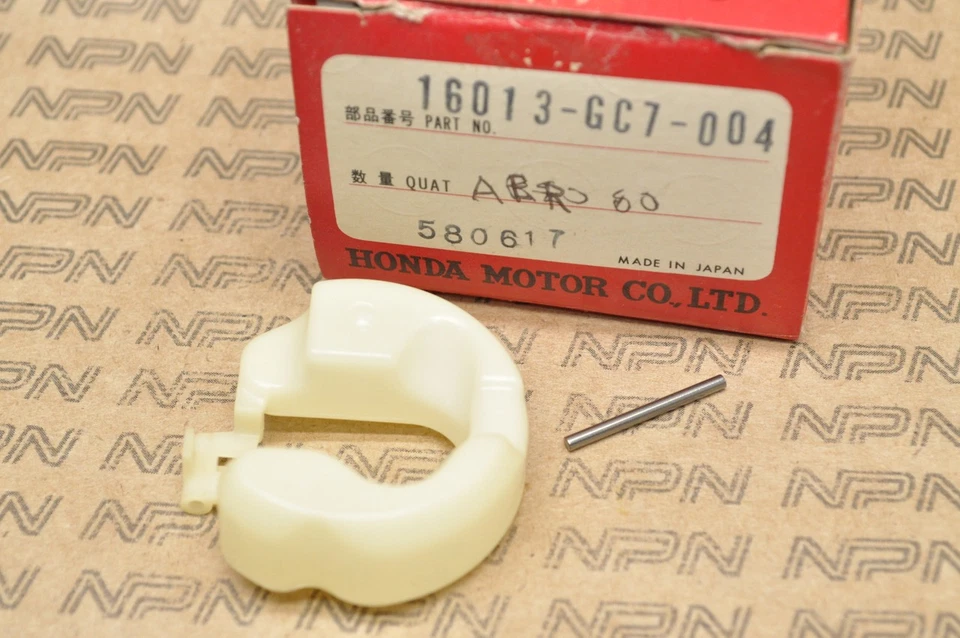 NOS Honda 1984 NH125 1985 NH80 Aero Carburetor Float & Pin Set 16013-GC7-004 - Image 2 of 3