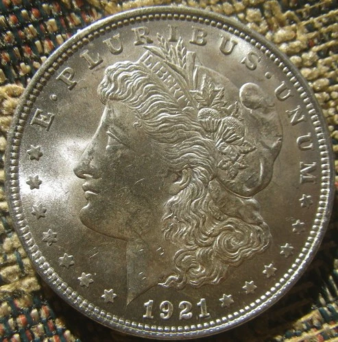 1921 Morgan Silver Dollar BU GEM