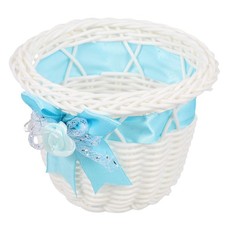  Geflochtener Korb Klein Ablagekörbe Blumenkorb Hochzeitsblumenkorb