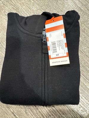 NWT Cat & Jack 5 T Zip Hoodies Black