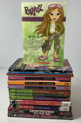 Lot of 14 Tween Girls Book Lot Bratz Monster High Rainbow High Vampire PB HC