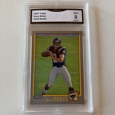 2001 Topps - Drew Brees #328 Topps Rookie Card. rookie card picture