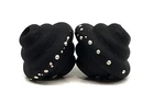 Handmade Lampwork Glass Beads with Silver 999 Murano  Tamara Yarilo Brand 2 Pcs