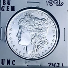 1896 BU GEM MORGAN SILVER DOLLAR UNC MS+++ U.S. MINT RARE COIN 7431