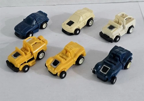 B-257 VINTAGE 1980'S HASBRO G1 TRANSFORMERS MINI SPIES VEHICLES LOT