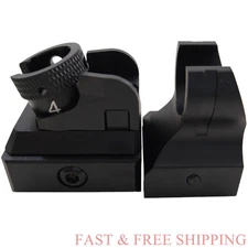 Aluminum Alloy Low Profile Front & Rear Sight Set For P icatinny D y S cope