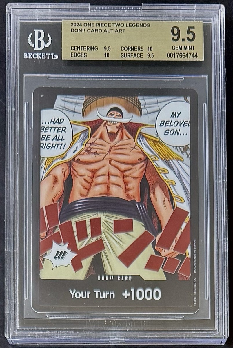 BGS 9.5 One Piece OP08 Don!! Card Alt Art - English - Two Legends