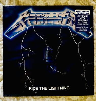METALLICA RIDE The LIGHTNING Vinyl Record Album LP Burton FOR WHOM BELL TOLLS