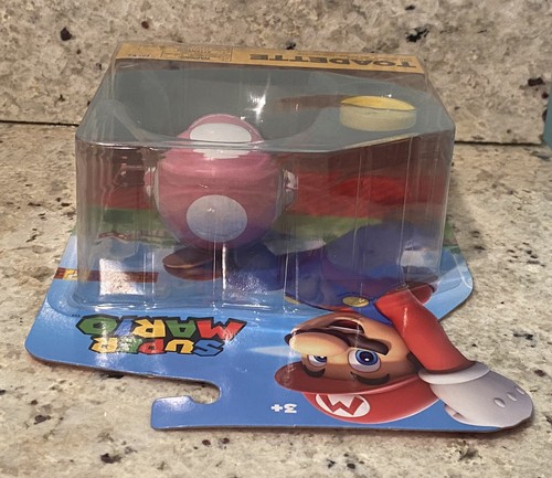Super Mario TOADETTE de 4 pulgadas con FIGURA DE MONEDA *nuevo* Jakks Pacific 2024 - Imagen 6 de 7