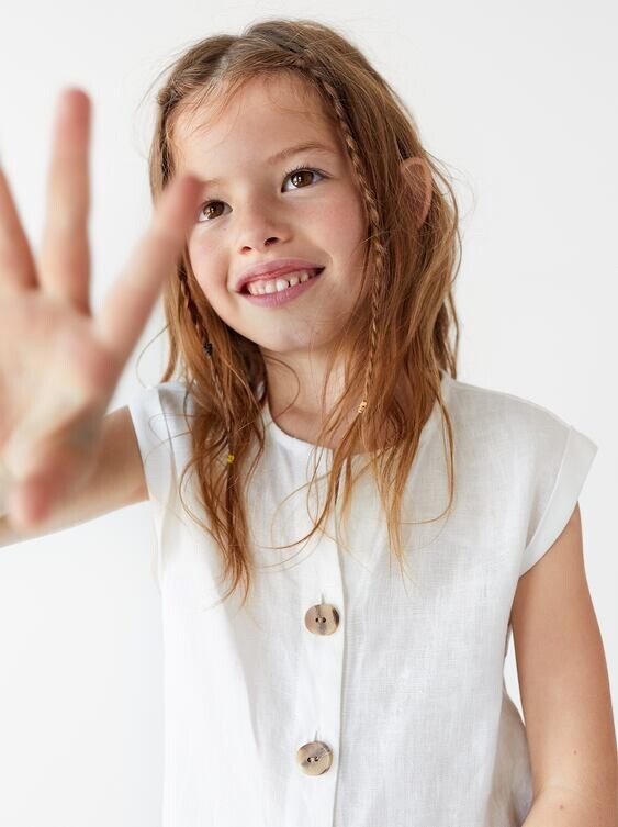 ぼたんZARA kids商品まとめ7点 Zara Kids Girl TEXTURED CUT OUT