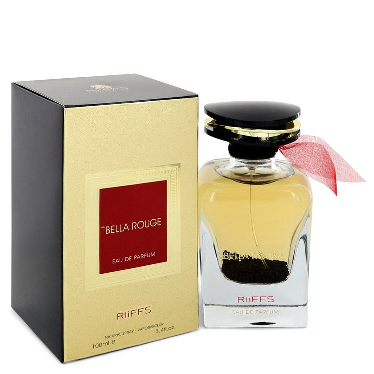 メイク道具・化粧小物 Color me Beautiful Belle en ROUGE 100ml Bella Rouge Perfume 3.4 oz EDP Spray (Unisex) for Women by Riiffs