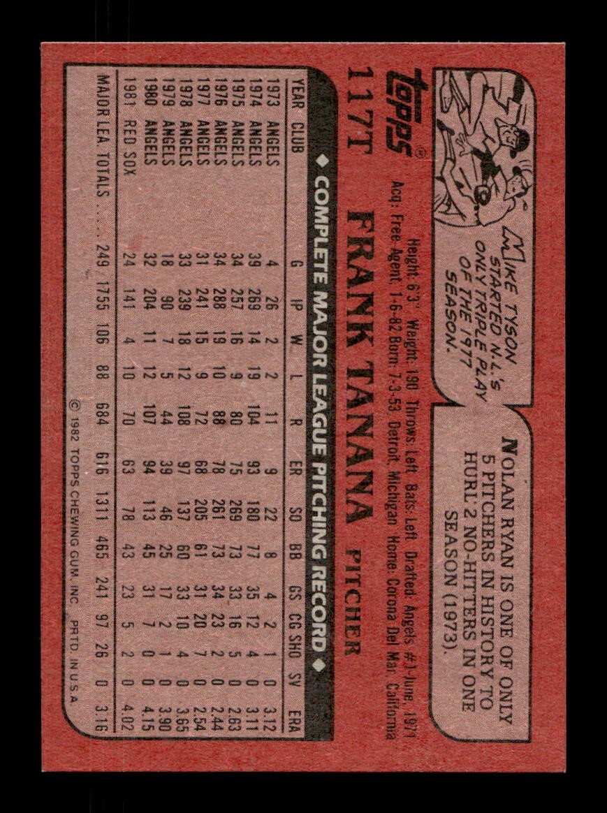 1982 Topps Traded 1-132 EX-MT/NM Pick From List All PICTURED - Picture 75 of 501