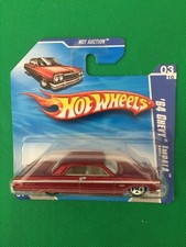 HOT WHEELS VHTF 2010 HOT AUCTION SERIES 64 CHEVY Impala Short Card B120