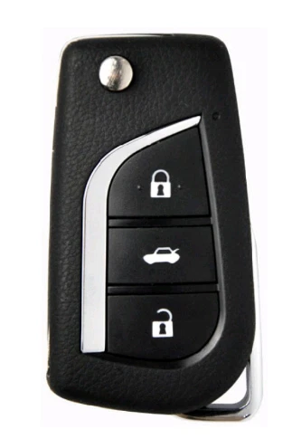 Transponder Remote Flip Car Key Fob Suitable For Toyota Corolla ZZE122R AE122R - Picture 2 of 10