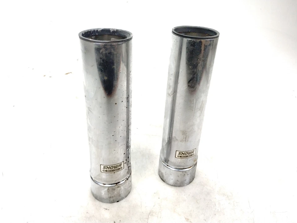 Par de cubiertas de tubo de horquilla delantera izquierda y derecha Honda VTX1800 R S 2008 Foto 3 de 4