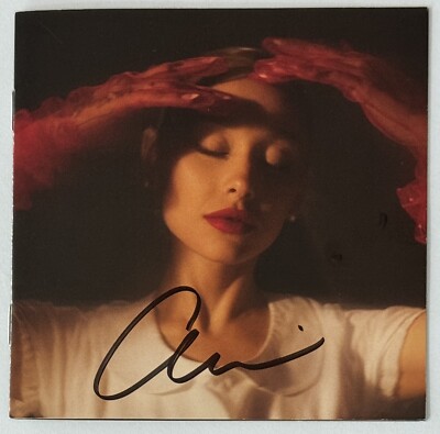 Ariana Grande SIGNED Eternal Sunshine Autographed CD Cover + CD