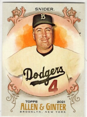 2021 Topps Allen & Ginter Baseball Duke Snider No. 88 Los Angeles Dodgers