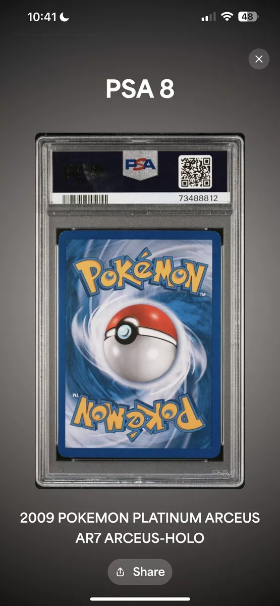 Arceus 2009 Pokemon Platinum Arceus #AR7 Holo (PSA 7)