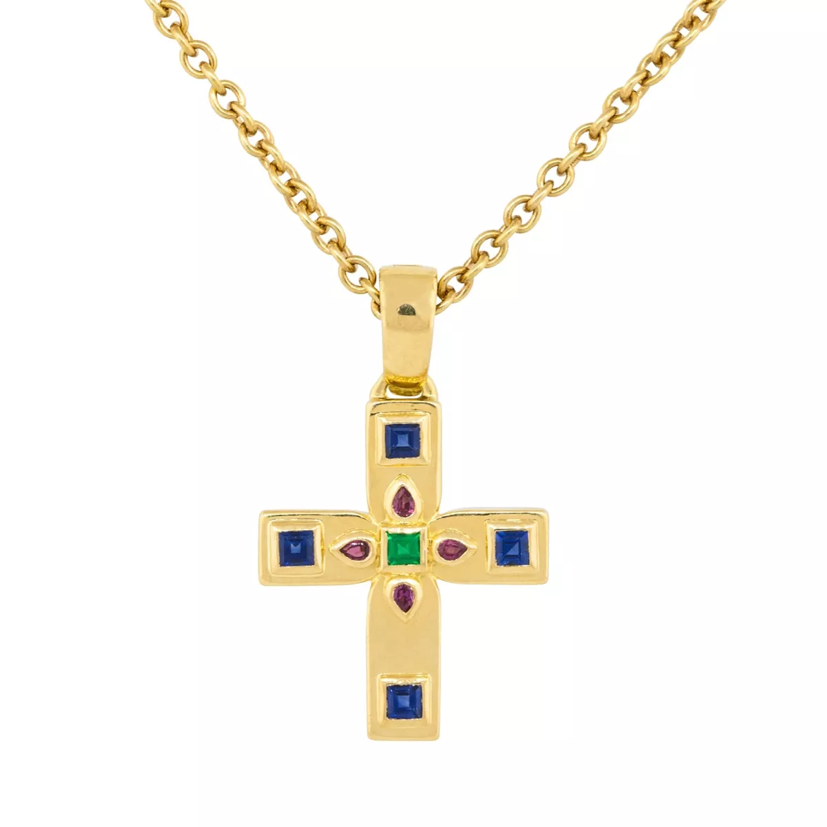 Cartier necklace symbol cross - Gem