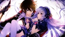 Anime boys manga fairy fencer f long hair lolita fashion Playmat Gaming Mat