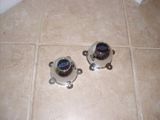 Chrome Center Caps Wheel Hub Covers New 2 Chevy Rally Gm Truck