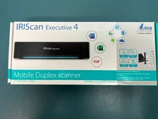 NEW IRIS Iriscan Executive 4 The Ultimate Portable Duplex Color Document Scanner