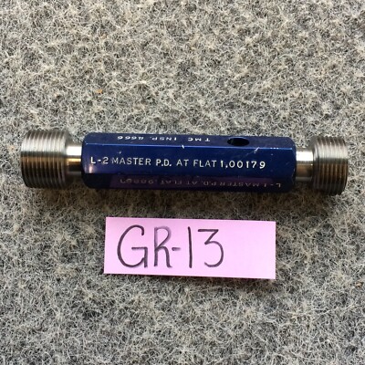 3/4-14  ANPT Thread Pipe Plug Gage INSP 4666 L-1 MASTER Schrillo .98897 1.000179