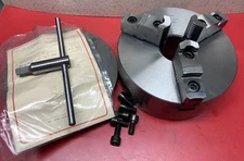 Bison Putm 8"- 3 Jaw Scroll Chuck #S8ZD (NOS) 2-1/4-8 TPI South bend Lathe