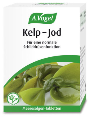 A.Vogel Kelp Jod Tabletten 120 Stück (30g) für eine normale Schilddrüsenfunktion