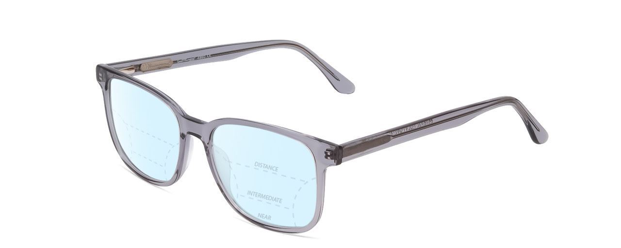 Ernest Hemingway H4860 Cateye Multi-Focus Blue Light Glasses Grey Crystal 52 mm