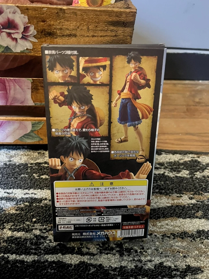 Heróis de ação variável número modelo Monkey D. Luffy Mega House - Imagem 2 de 4