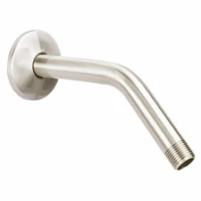 JS Shower Arm and Flange, 8-In. Stainless Steel Shower Head Extension  Arm, Brus