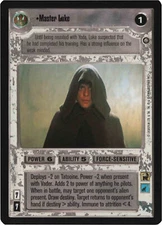 Star Wars CCG Premium Promo Enhanced Master Luke