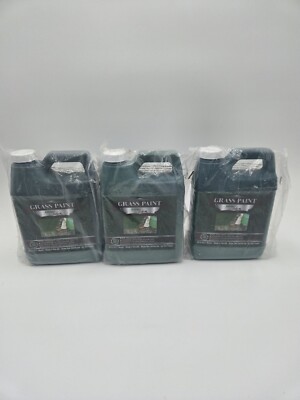 3 Pack Enviro Color Green Grass Paint 1 Quart 32oz Covers 1000 Sqft×3