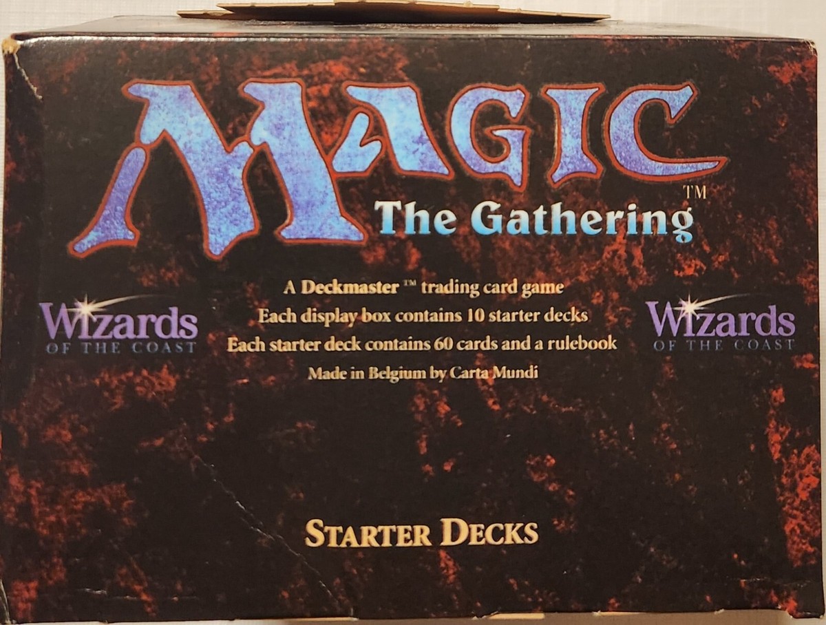 MTG: 4TH EDITION Starter Deck box w/10 deck boxes and rules MTG: 4TH EDITION Starter Deck box w/10 deck boxes and rules