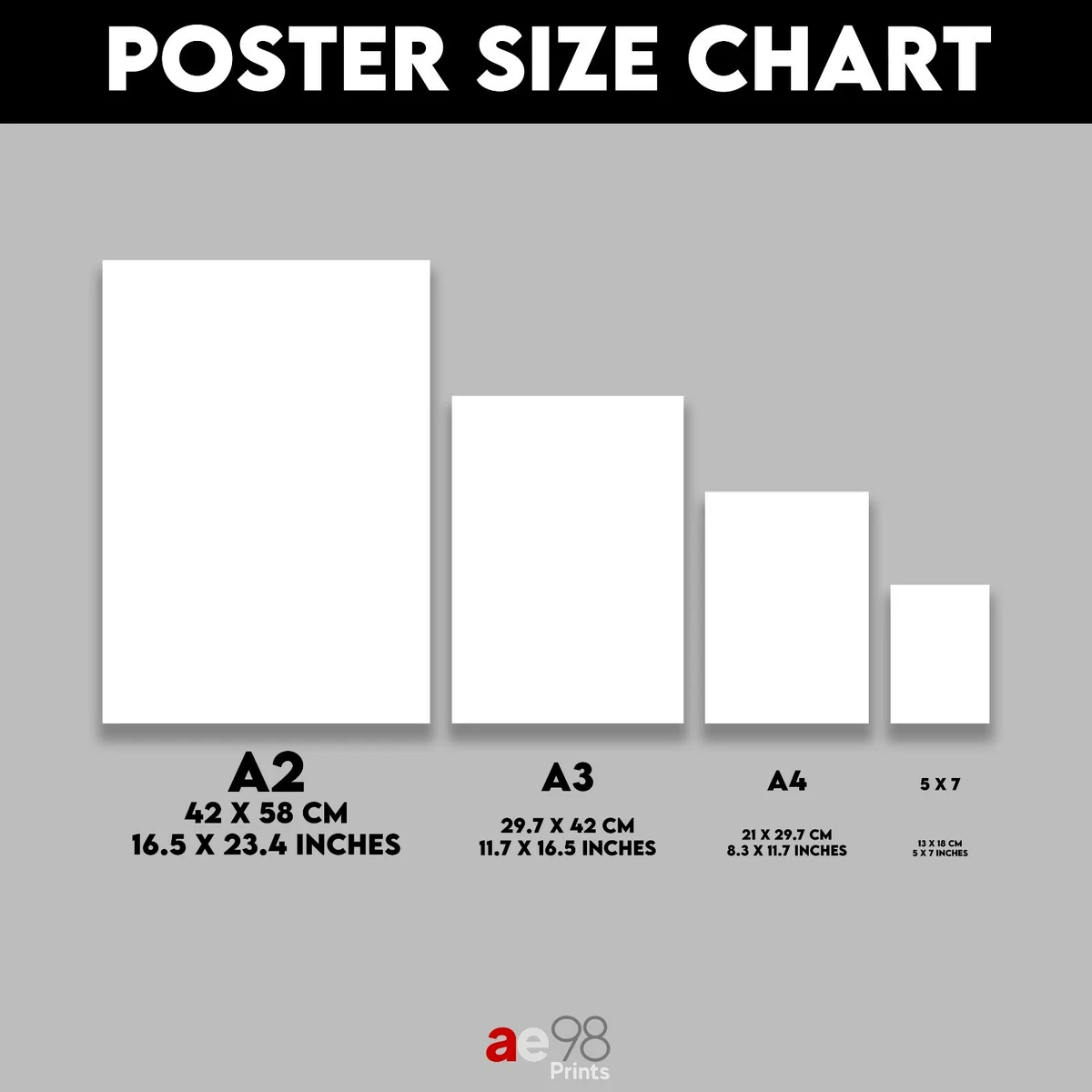 What Size Is A3 Poster In Inches